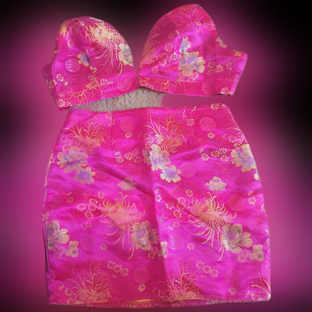 China inspired 2 piece outfit